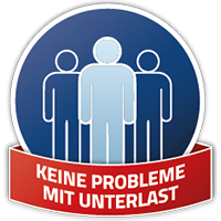 Keine Probleme mit Unterlast