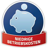 Niedrige Betriebskosten